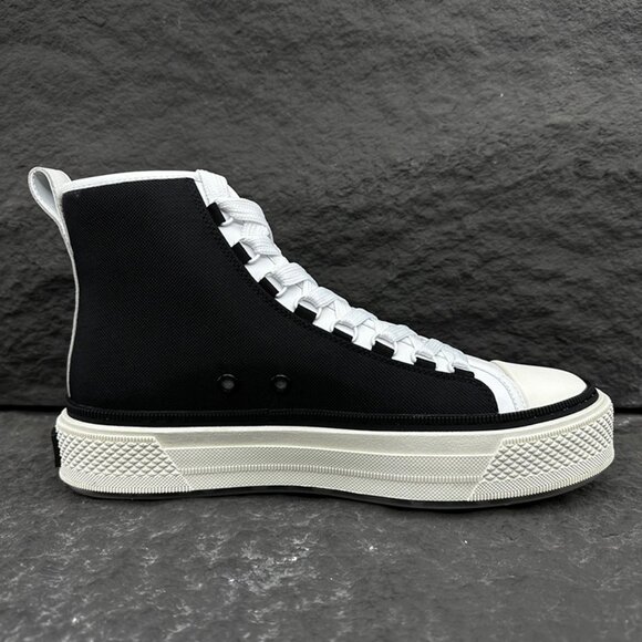 Amiri LOGO Embroidered High-Top Canvas Shoes - Picture 7 of 9